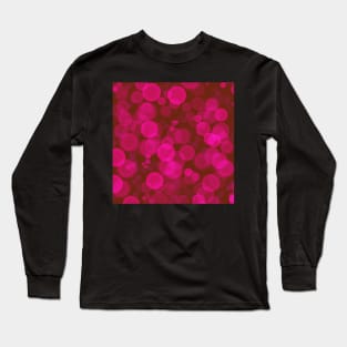 Magenta bokeh Long Sleeve T-Shirt